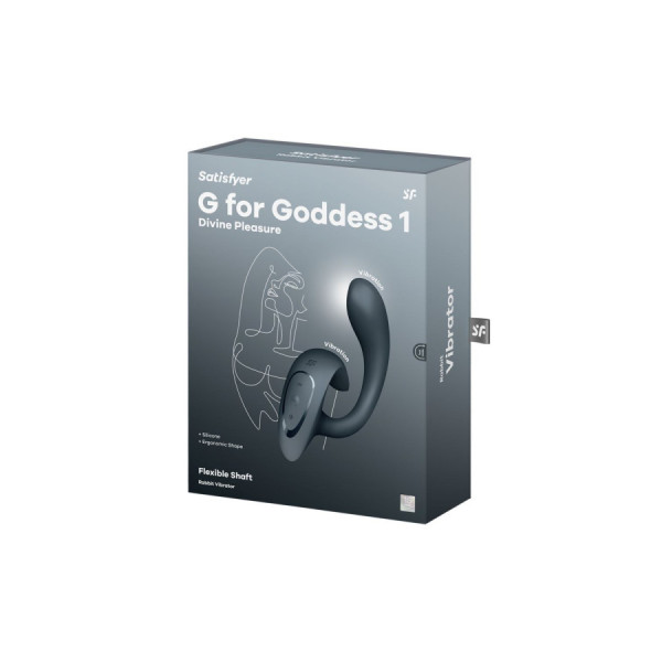 Vibromasseur Rabbit gris G For Goddess 1 Satisfyer 